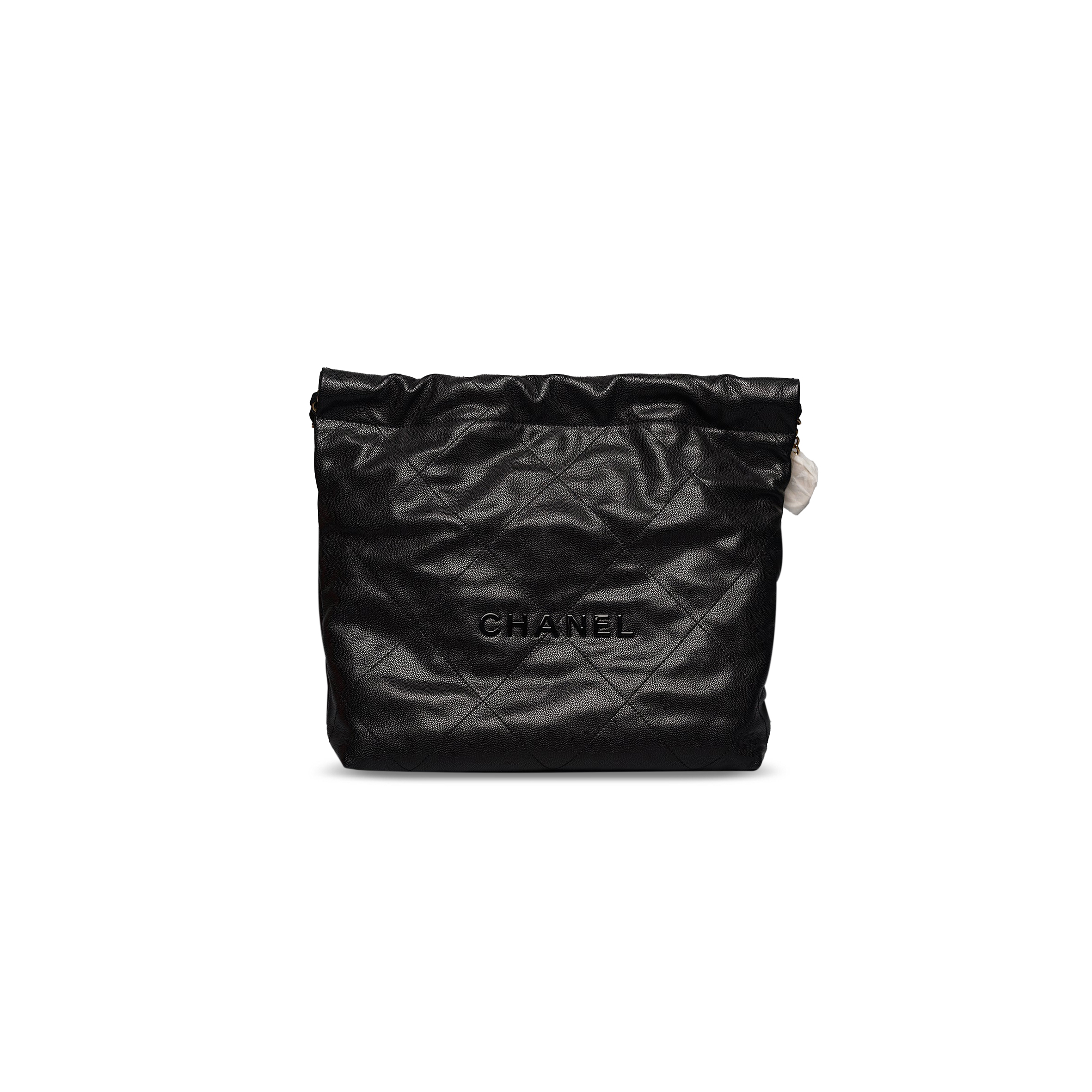 CHANEL 22 SMALL HANDBAG GRAINED LEATHER 350478 (37*35*7cm)